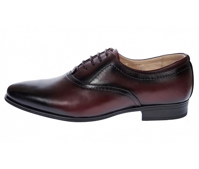 Pantofi barbati eleganti din piele naturala Bordeaux 888VIS