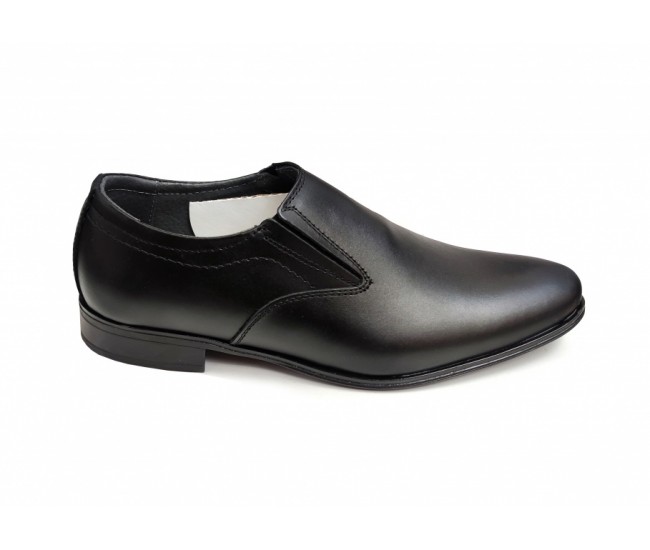 Pantofi barbati eleganti din piele naturala - Model Negru 890NBOX