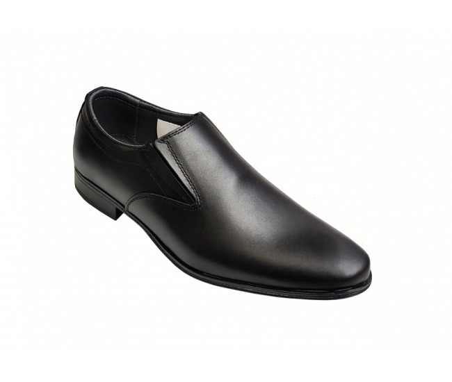 Pantofi barbati eleganti din piele naturala - Model Negru 890NBOX