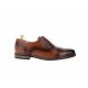 Pantofi barbati casual din piele naturala maro deschis - 895MD