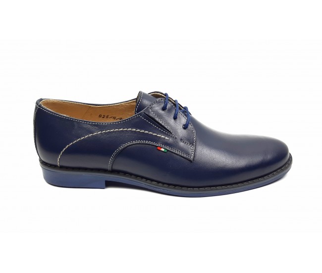 Marimea 42, 44 Pantofi barbati eleganti din piele naturala, Massimo bleumarin, Dyany Shoes - 925BL Marimea 42, 44 Pantofi barbati eleganti din piele naturala, Massimo bleumarin, Dyany Shoes - 925BL