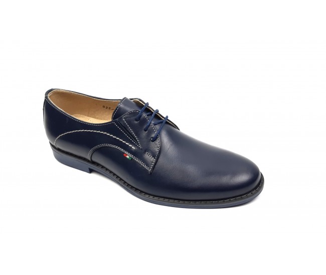 Marimea 42, 44 Pantofi barbati eleganti din piele naturala, Massimo bleumarin, Dyany Shoes - 925BL Marimea 42, 44 Pantofi barbati eleganti din piele naturala, Massimo bleumarin, Dyany Shoes - 925BL