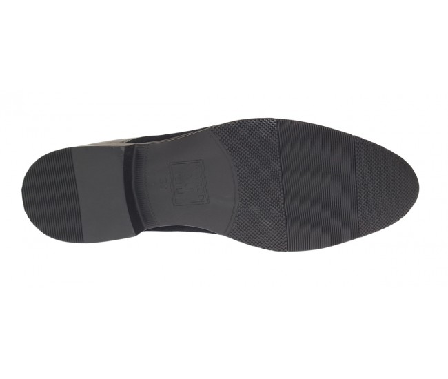 Pantofi barbati eleganti din piele naturala box cu piele intoarsa - 959NBV Marimea 40