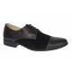 Pantofi barbati eleganti din piele naturala box cu piele intoarsa - 959NBV Marimea 40