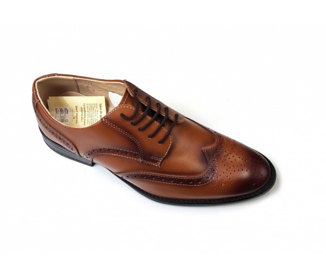 Pantofi barbati eleganti, din piele naturala, Maro - CIUCALETI SHOES - 993MD