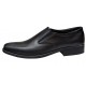 Pantofi barbati, eleganti, din piele naturala, cu elastic, Negru, ADY3NEL