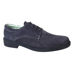 Pantofi barbati casual piele naturala intoarsa Alexander Rome - Arezo Gri Vel Marimea 42