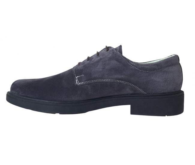 Pantofi barbati casual piele naturala intoarsa Alexander Rome - Arezo Gri Vel Marimea 42