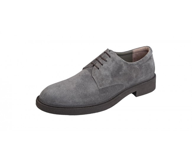 Pantofi barbati, casual, piele naturala intoarsa, Alexander Rome, AREZO GRI VEL