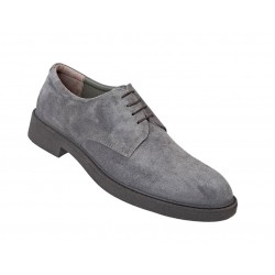 Pantofi barbati, casual, piele naturala intoarsa, Alexander Rome, AREZO GRI VEL