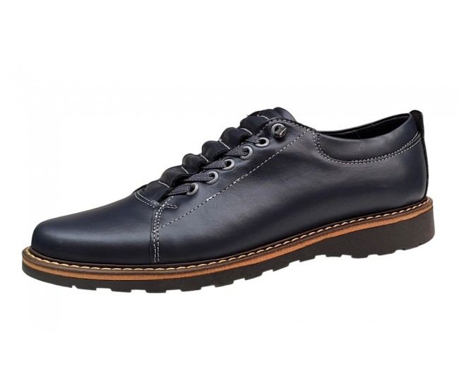 Pantofi barbati sport din piele naturala, AS Bleumarin, Marko, ASEBL