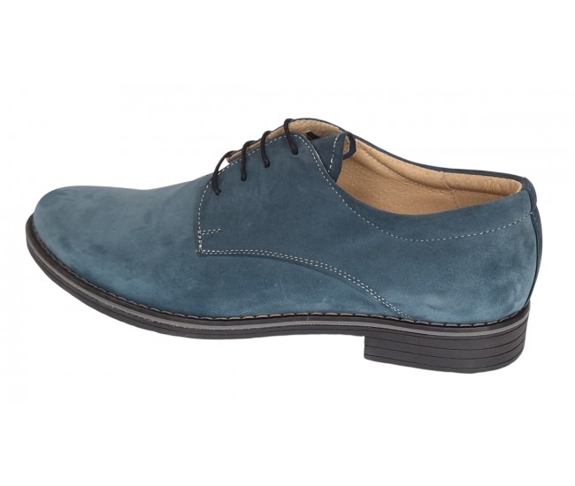 Pantofi barbati casual din piele naturala intoarsa Azur - AZURO1