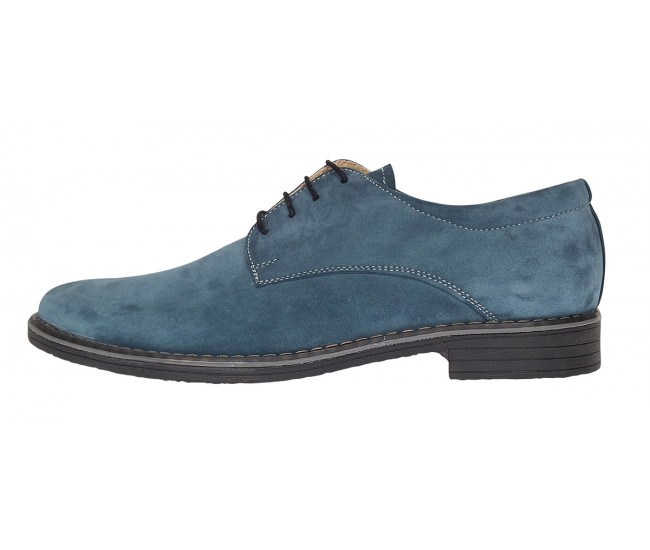 Pantofi barbati casual din piele naturala intoarsa Azur - AZURO1