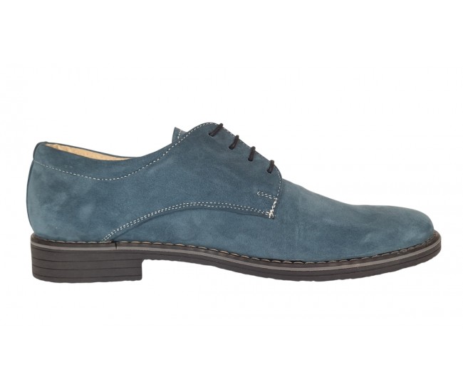 Pantofi barbati casual din piele naturala intoarsa Azur - AZURO1