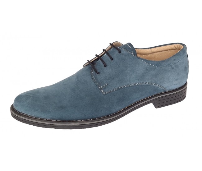 Pantofi barbati casual din piele naturala intoarsa Azur - AZURO1