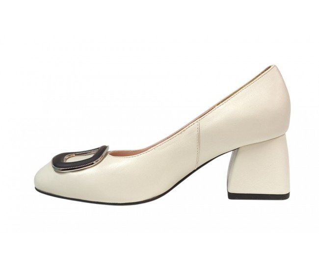 Pantofi dama office din piele naturala Angely Bej B15BEJO