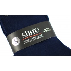 Sosete bleumarin barbati, 1 pereche din bumbac fara cusatura - Sibiu Romania BL1PER