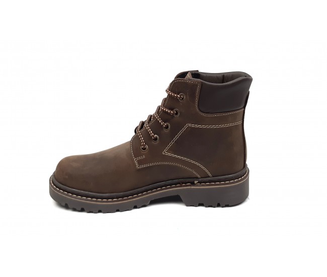 Bocanci barbati, din piele naturala, imblaniti, maro model iarna, Lucas MK - BOCBUFTPM Bocanci barbati, din piele naturala, imblaniti, maro model iarna, Lucas MK - BOCBUFTPM