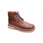 Bocanci barbati din piele naturala box (imblaniti), model iarna - MARKUS BOCMDBOX2