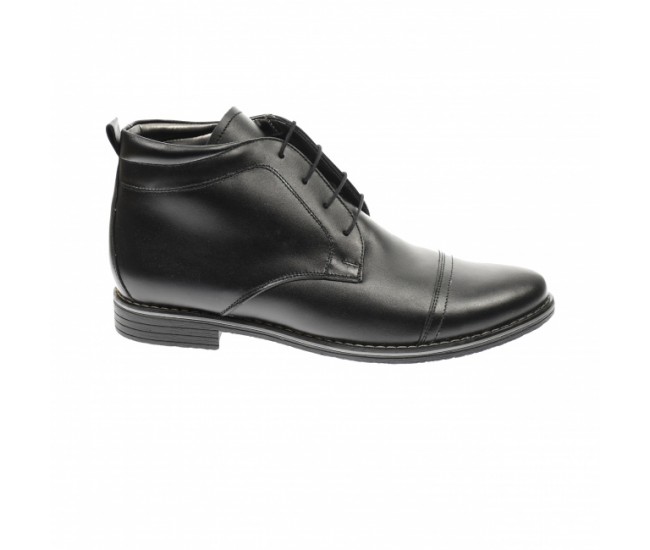 Ghete barbati din piele naturala casual - elegante Made in Romania - BOND2022NEGRU Ghete barbati din piele naturala casual - elegante Made in Romania - BOND2022NEGRU