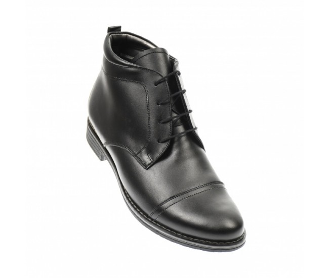 Ghete barbati din piele naturala casual - elegante Made in Romania - BOND2022NEGRU Ghete barbati din piele naturala casual - elegante Made in Romania - BOND2022NEGRU