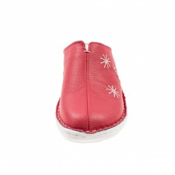 Saboti medicali femei, Pink din piele naturala box, Med-Line BR298PINK