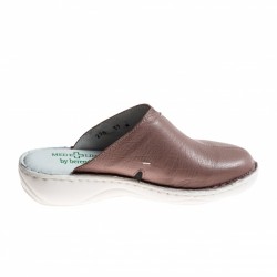 Saboti medicali femei, din piele naturala box, Med-Line BR298ROZCARNE2