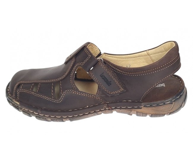 Sandale barbati din piele naturala Ultra Confort Marimea 42 Maro BRD334MI