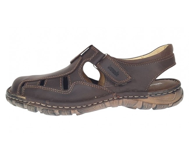 Sandale barbati din piele naturala Ultra Confort Marimea 42 Maro BRD334MI