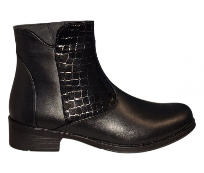 Ghete dama caual din piele naturala Imblanite BVS23NCR