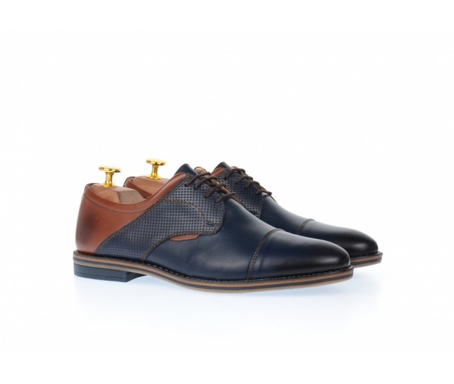 Pantofi barbati casual - eleganti, din piele naturala - SIR156BLM