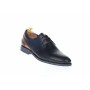 Pantofi barbati casual din piele naturala bleumarin -  SIR142BL