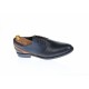 Pantofi barbati casual din piele naturala bleumarin -  SIR142BL