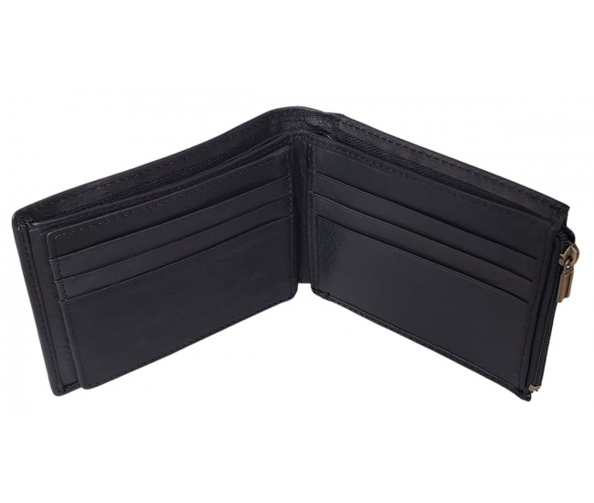 Portofel barbati din piele naturala - Model GKR Negru 10068N