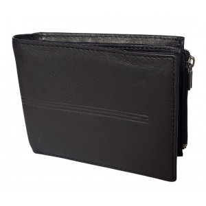 Portofel barbati din piele naturala - Model GKR Negru 10068N