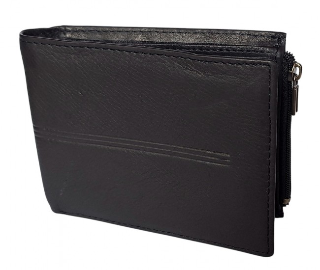 Portofel barbati din piele naturala - Model GKR Negru 10068N