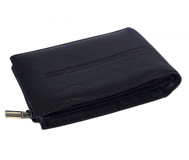 Portofel barbati din piele naturala - Model GKR Negru 10068N