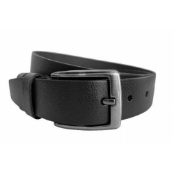 Curea barbati, casual, eleganta, din piele naturala, Negru - CK11N
