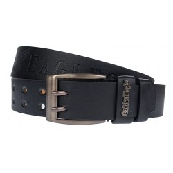 Curea barbati, casual, latime 3.9cm, Negru, piele eco - CK129N