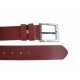 Curea barbati casual din piele naturala 4.5 cm latime, bordo CK140BORDO