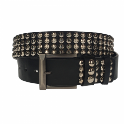 Curea barbati, casual-eleganta, din piele ecologica, latime 4 cm, negru - CK156N