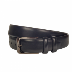 Curea barbati, casual-eleganta, din piele ecologica, latime 3.5 cm, negru - CK160N