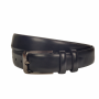 Curea barbati, casual-eleganta, din piele ecologica, latime 3.5 cm, negru - CK160N