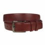 Curea barbati, casual-eleganta, din piele ecologica, latime 3.5 cm, maro - CK171M