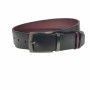 Curea barbati, casual-eleganta, din piele ecologica premium, latime 3.5 cm, negru - CK193N