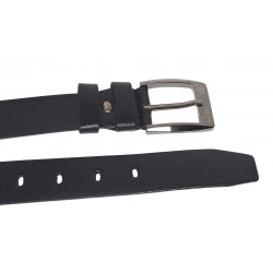 Curea pantaloni barbati din piele naturala Negru 3.7cm  CK200N