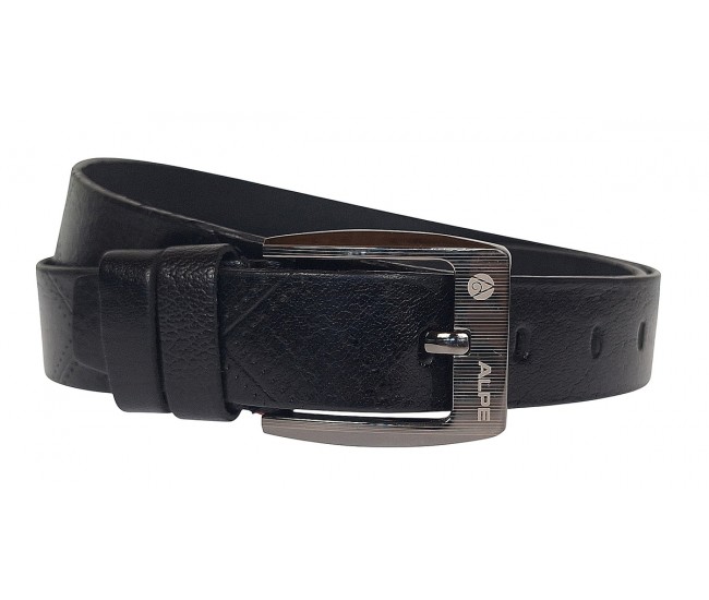Curea pantaloni barbati din piele naturala Negru 3.7cm  CK200N