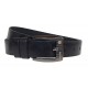 Curea pantaloni barbati din piele naturala Negru 3.7cm  CK200N