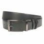 Curea barbati, casual-eleganta, din piele ecologica premium, latime 3.5 cm, Gri - CK201GRI