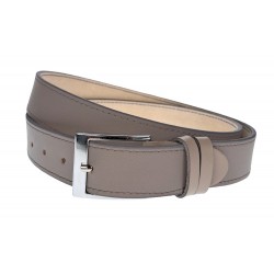 Curea barbati, eleganta pentru costum, din piele naturala, latime 3.2 cm, Gri - CK208G